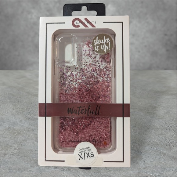 L4. Case Mate Waterfall Case Apple iPhone X/Xs Pink‎ - Picture 1 of 3
